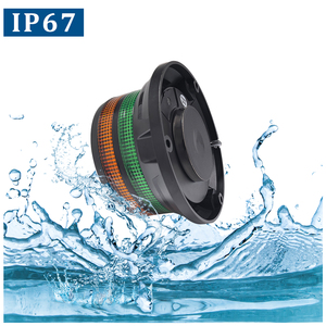 双层频闪闪光灯DC12v 24v琥珀色信标警告带磁铁底座ECE R65新条件 - Product Image 3