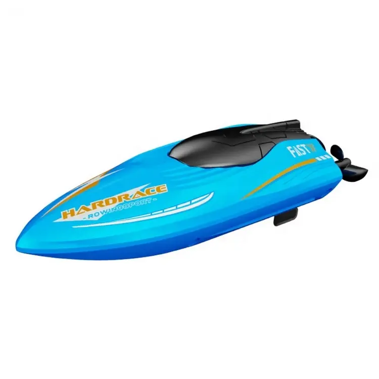 Novo RH707 Elétrico 2.4G Navio à Vela de Alta Velocidade 360 Graus Roll over 10KMH Controle Remoto RC Stunt Racing Speedboat com Luzes