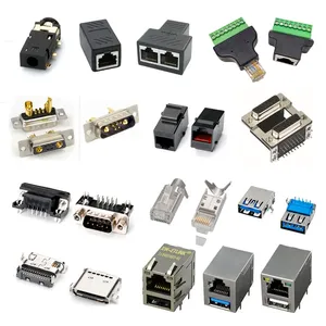 Pcb面板安装Dc插孔2/3/4/5引脚直角垂直焊接Dc电源连接器Dc电源插孔