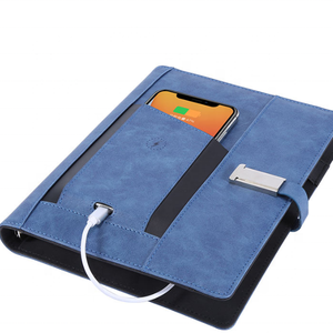 商务礼品新款A5笔记本带8000 Mah移动电源公司书写笔记本办公供应 - Product Image 1