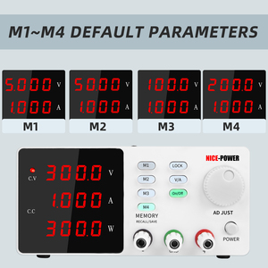 L'encoder con funzione di memoria SPPS-S3001 a potenza piacevole regola l'alimentatore a corrente continua regolatore di tensione di carica della batteria 0-300V 1A - Product Image 2