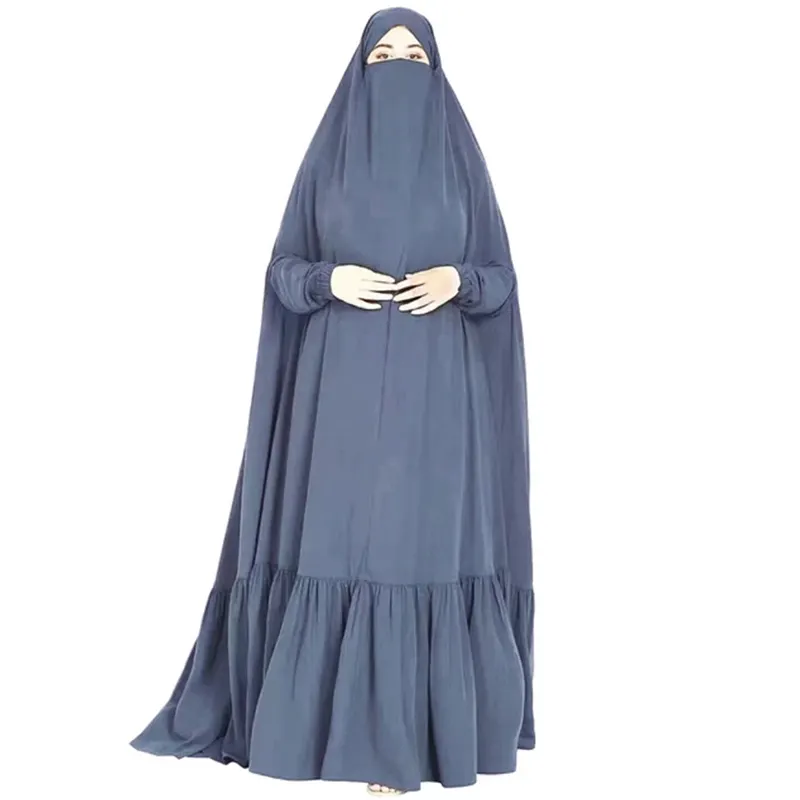 Neuzugang traditionelles muslimisches Gebet Eid-Kleid Damen-Abaya Stoffmaterialien