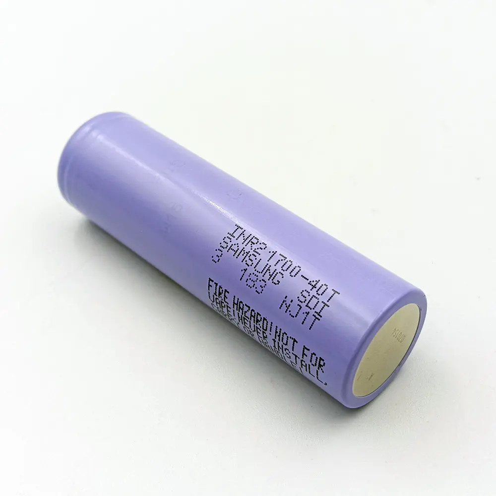 Original 3.6V INR21700-40T 21700 4000mAh Max 45A Continuous Discharge Battery For 21700 Samsung 40T