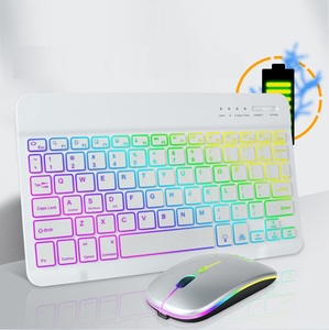 Venta caliente Mini teclado de 78 teclas y mouse 2,4G BT con capacidad de ajuste DPI de 3 niveles para Android IOS Windows - Product Image 1