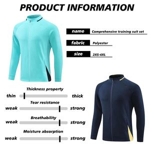 <span class=keywords><strong>2025</strong></span> थोक आदमी क्लब ज़िप ब्लैक ट्रैकसूट फुटबॉल जर्सी क्लब विंटेज फुटबॉल ट्रैकसूट - Product Image 3