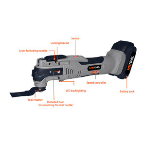 Nuevo producto de buena calidad 20V batería de litio herramienta oscilante multifunción inalámbrica - Product Image 3