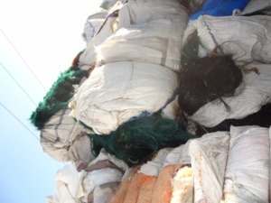 PE-polietilen plastik balık ağı (MIX renk) balyalar hurda/atık geri dönüşüm için. - Product Image 3