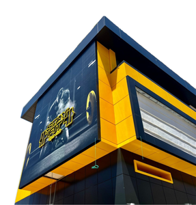 Design moderno pannello composito in alluminio spessore 2mm 4x8 rivestimento PVDF rivestimento leggero parete esterna materiali da costruzione - Product Image 1