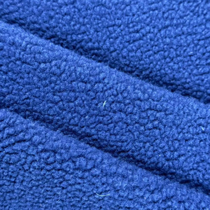 Mùa Thu Mùa Đông 100% Polyester Cực Fleece Vải Nặng Đan Cho Quần Áo Áo Khoác Chăn Mềm Đồng Bằng Dày GSM - Product Image 2