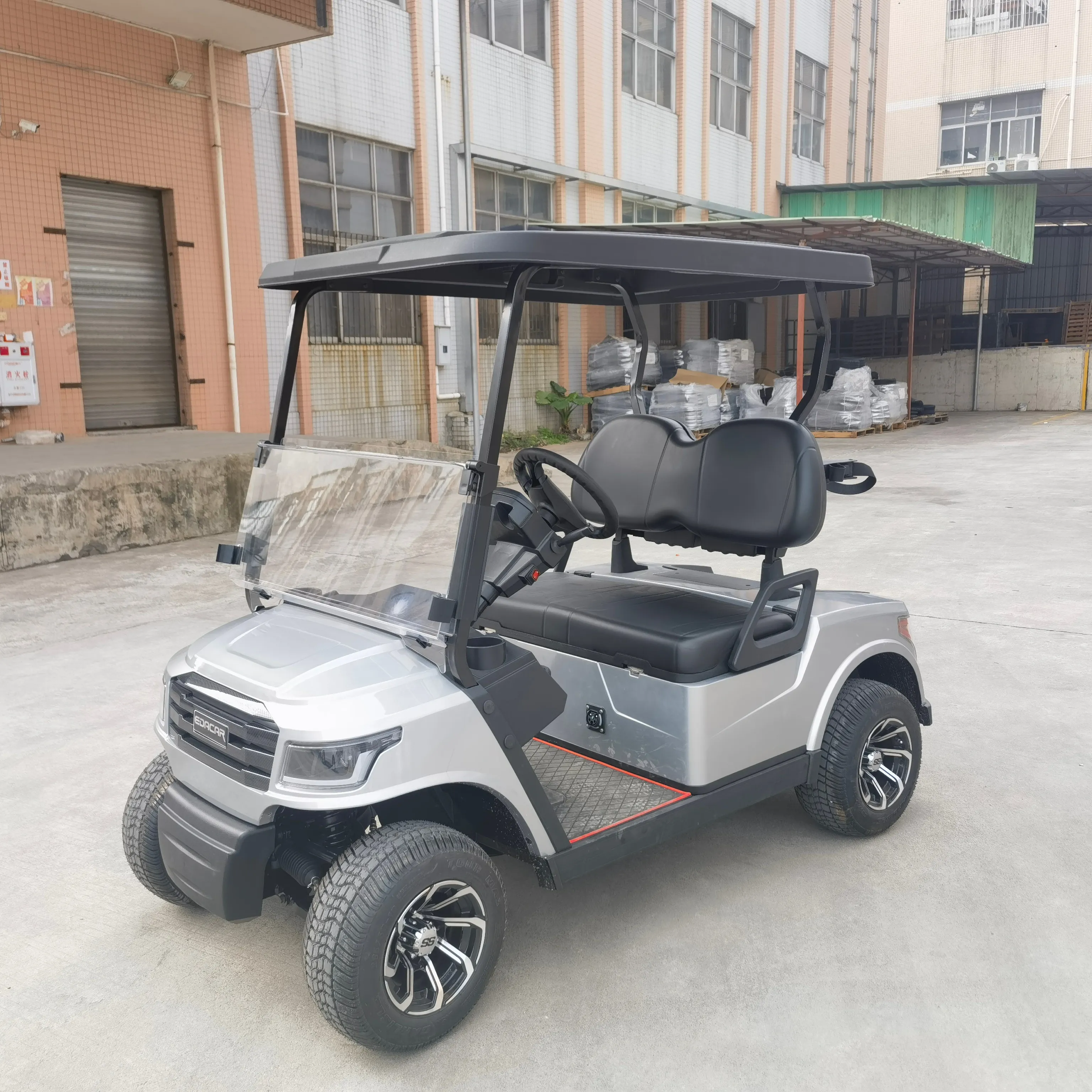 Lingtu 2023 nouveau Design à vendre voiture de rue légale comme chariot de golf électrique haute puissance 2 sièges