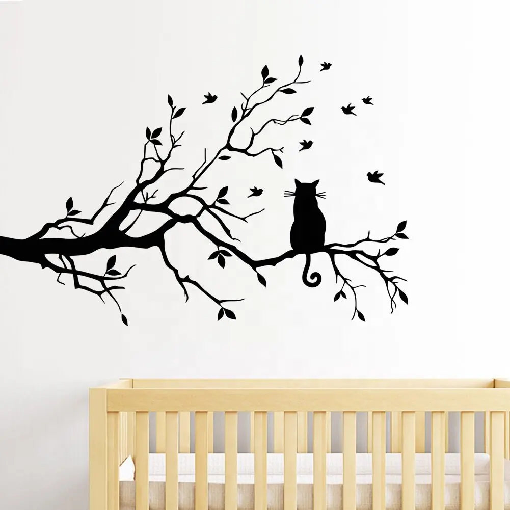 المنتجات الأكثر مبيعًا على شكل شجرة عائلية ملصقات الحائط مرآة ديكور المنزل