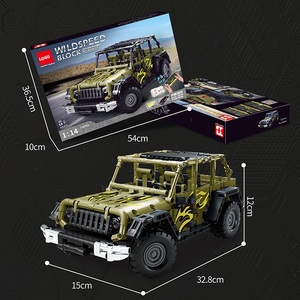 1/14 Dual-Fernbedienung Offroad-Kletter fahrzeug Baustein Kit RC Rennwagen programmier bares Spielzeug für Jungen Geschenk zusammenbauen - Product Image 6