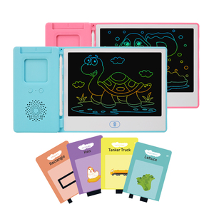 フラッシュカード付きLCDライティングタブレットマシン話すフラッシュカード学習玩具子供向け教育玩具電子機器 - Product Image 3