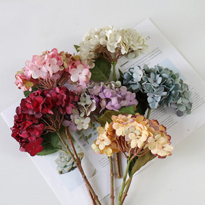 B0071 Hoa Cẩm Tú Cầu Mini Màu Mùa Thu Hoa Cẩm Tú Cầu Nhân Tạo Hoa Trang Trí Tường Đám Cưới Hoa Cẩm Tú Cầu Nhân Tạo Với Số Lượng Lớn - Product Image 2