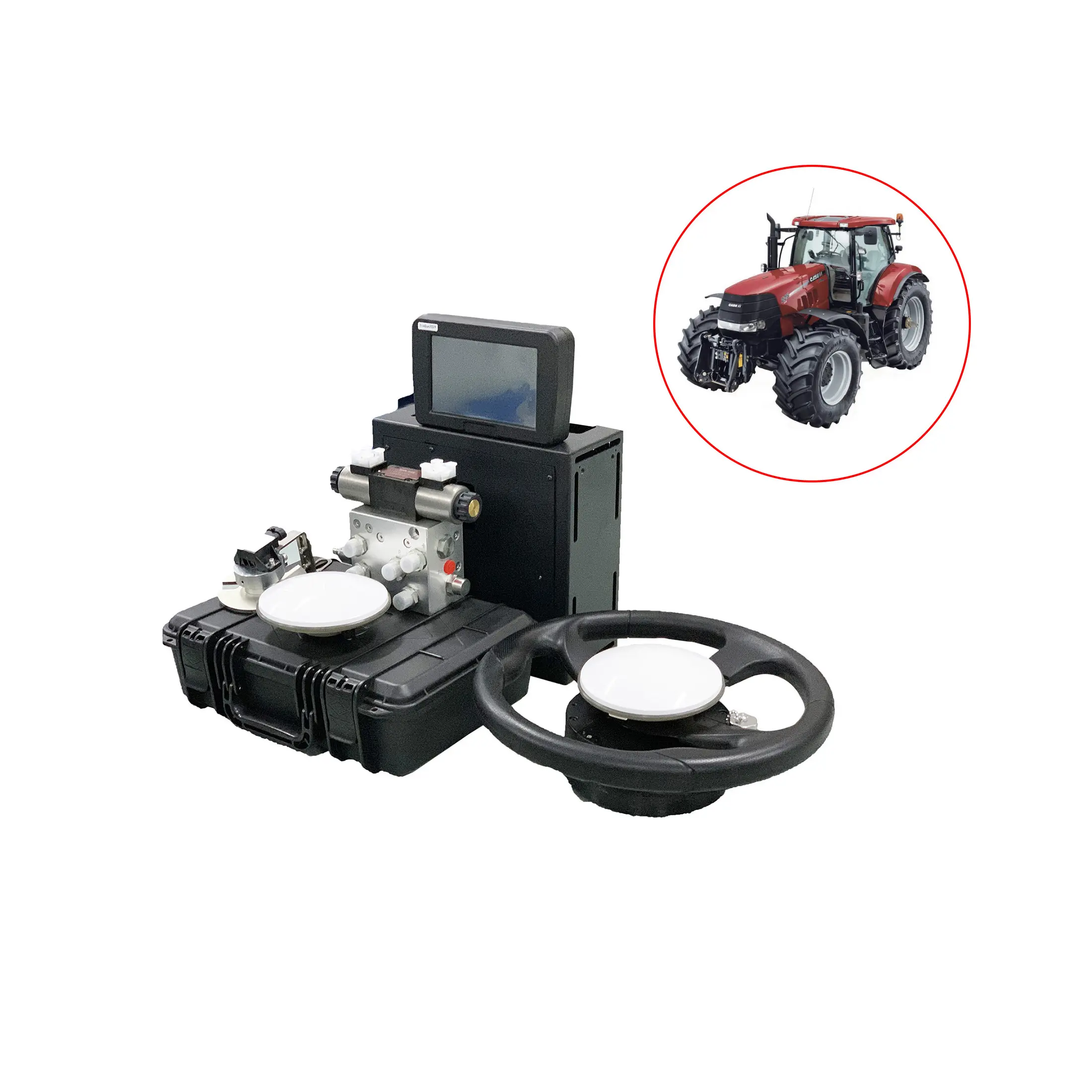 Sistema de direção automática das peças da maquinaria agrícola