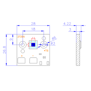 <strong>12V</strong> <strong>80W</strong> Vertical Chip COB <strong>LED</strong> Module - Product Image 2