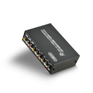 FJ-201AV Fjgear <strong>2</strong> WAY <strong>VIDEO</strong> AUDIO <strong>SPLITTER</strong> <strong>2</strong> in 1 Out Plug and Play Bandwidth 250mhz with Iron Shell Two Way Switch - Product Image 5