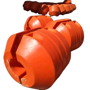 Flotador de tubería MDPE relleno de espuma PU de alta densidad resistente a impactos para tubería de dragado flotante - Product Image 1