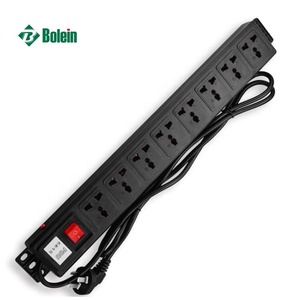 Güç anahtarı Network dolabı güç dağıtım ünitesi ile Bolein 6 yollu PDU 1.5U endüstriyel evrensel tip - Product Image 5