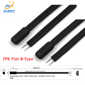 Sondas selladas de inyección TPE Sensores de temperatura impermeables 10K NTC Enfriador de refrigeración de descongelación - Product Image 6