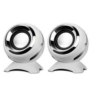 Q8-Mini altavoz portátil compacto con efectos de sonido 3D, reproductor Multimedia personalizado con cable USB para ordenador portátil - Product Image 1
