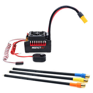 <strong>Surpass</strong> <strong>Hobby</strong> New Waterproof ESC 130A Brushless Electronic Speed Controller BEC 7.4V/8.4V 6A for 1/8th on Road Off-road RC Car - Product Image 1