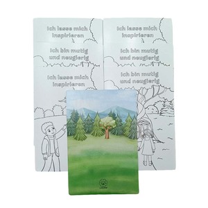 Tùy chỉnh in cảm hứng cảm xúc thần chú và trẻ em 'tích cực khẳng định khuyến khích với hộp giấy - Product Image 2