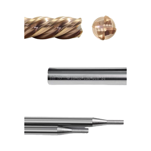 HRC65 tam diş dişi freze kesicisi M3 * 0.5*2.4 * D4 çelik iplik uç freze kesme makineleri - Product Image 3
