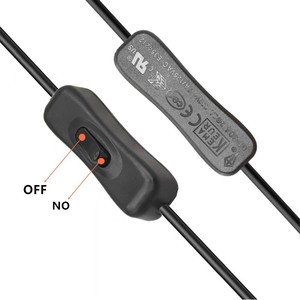 30cm USB 2,0 a macho a doble USB a hembra interruptor de encendido y apagado Cable de carga de energía transferencia de datos