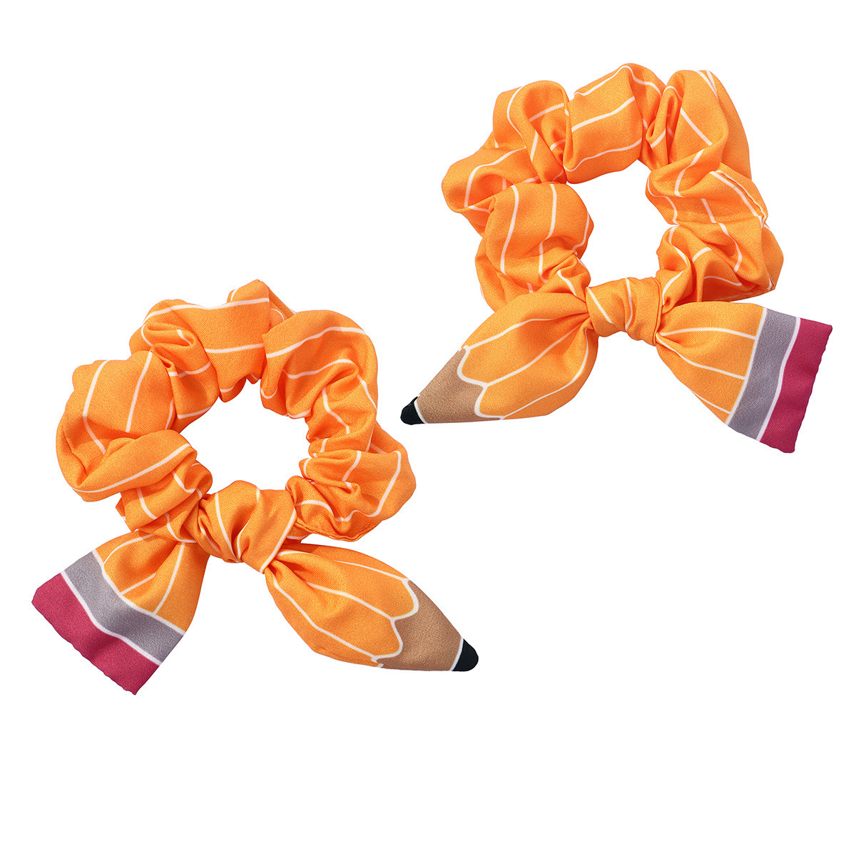 Elastici per capelli arancioni (2 pezzi)