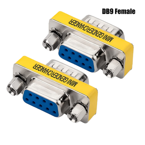 ขั้วต่อพอร์ตอนุกรมแบบบัดกรีชนิด D-Sub 9พินตัวเชื่อมต่อ RS232ซ็อกเก็ต9Pin อะแดปเตอร์ Coupler 9 P แบบ DB9 RS232 - Product Image 2