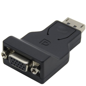 DP-VGAアダプターDisplayPort-VGAプラグコンバーターアダプターオス-メスプラグ1080PPCHDTVモニター用MacBookプロジェクター - Product Image 1