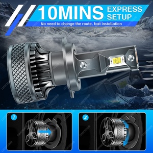 High Lumen K18 3570 CSP Chip <strong>LED</strong> H7 H11 Halogen Headlights H4 6000K 9005 9006 Auto Car <strong>LED</strong> Headlights Bulb Lights - Product Image 4