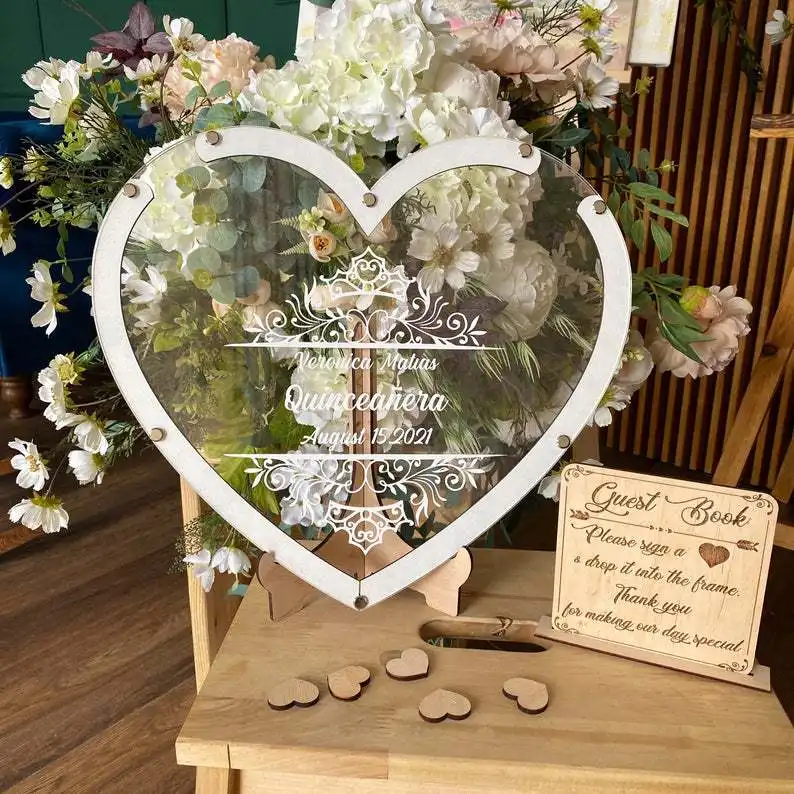 Acrilico amore romantico segno creativo-in tavolo da tavola altre decorazioni di nozze decorazione di nozze forniture