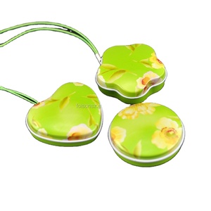 迷你心形金属锡罐闪亮薄荷锡盒带挂绳促销 - Product Image 6