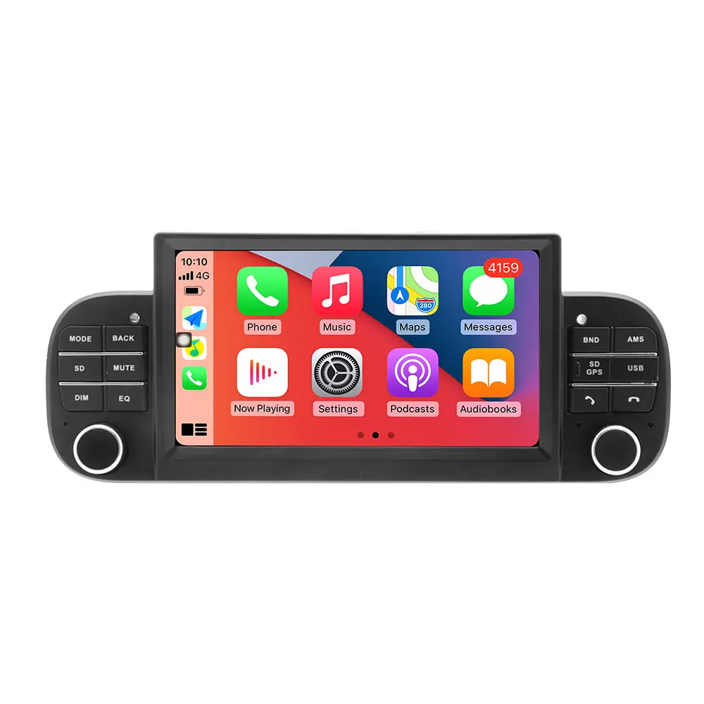 Rádio para carro Android 11 1G + 16G para Fiat Panda 2012-2019 Carplay Multimídia estéreo com GPS Autoradio Unidade de navegação com Wi-Fi