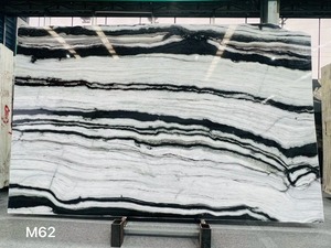 熊猫白色大理石黑色静脉书籍匹配酒店浴室墙壁覆层别墅功能墙壁流行于楼梯应用