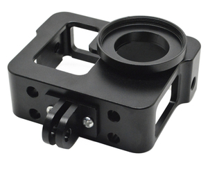 CNC nhôm hợp kim thể thao máy ảnh lồng bảo vệ cài đặt, với UV ống kính lọc cap, thích hợp cho GoPro anh hùng 4/3 +/3 - Product Image 1