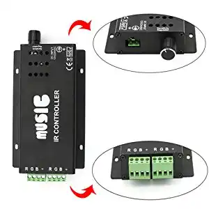 Музыкальный реактивный светодиодный RGB музыкальный контроллер с датчиком звука - Product Image 5