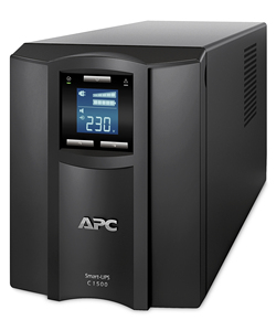 APC akıllı UPS C, çizgi interaktif, 1500VA, kule, 230V, 8x IEC C13 çıkışları, USB ve seri iletişim, AVR, grafik LCD UPS - Product Image 1