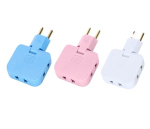 3 ACコンセント電源タップMultiprise1変換3延長電気ソケット180スイベル変換プラグ - Product Image 1