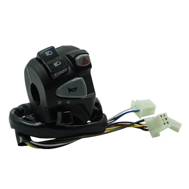 Xe máy tay lái thiết bị chuyển mạch đèn pha bật nút chuyển đổi tín hiệu với LED flasher cho honda MSX SF 125