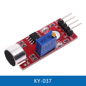 Modulo di rilevamento del sensore audio vocale del microfono per sensori di uscita digitale analogici Arduino AVR PIC KY-038 KY-037