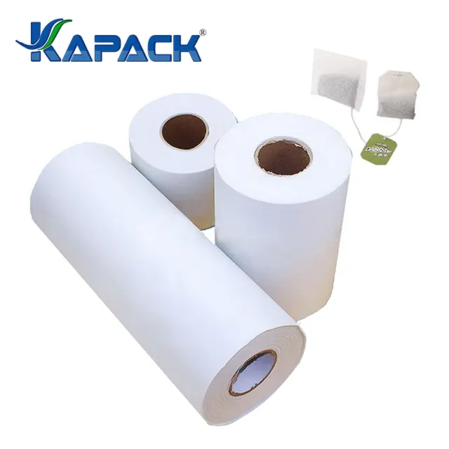 KAPACK फैक्टरी प्रत्यक्ष बिक्री गर्मी सील फिल्टर पेपर खाद्य ग्रेड चाय फिल्टर बैग फिल्टर रोल Biodegradable