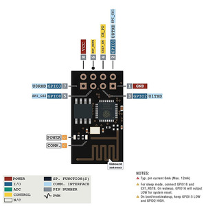 Keyes tudio 2PCS ESP8266 Esp-01 serielle drahtlose Wifi-Transceiver WIFI-Modul für Arduino