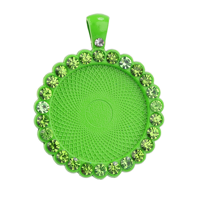 Vert coloré Diamant vert