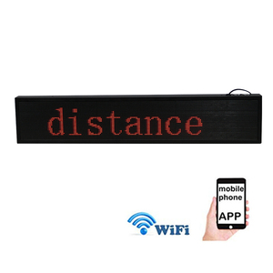 Display a Led per installazione finestrino auto 12v messaggio a scorrimento programmabile P10 Display a Led Wifi Full Color - Product Image 1