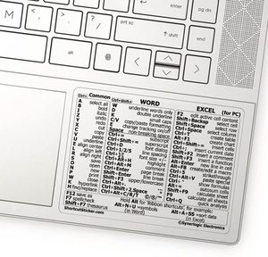 Word/Excel (для Windows) Справочное руководство по сочетанию клавиш стикер ламинированный винил без остатков - Product Image 3