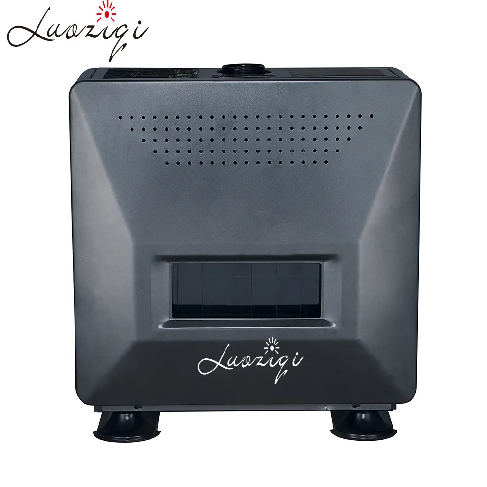Hot selling Freestanding Patio ceramic plate gas heater easily cleaned Blue flame dense protective net gas room heater