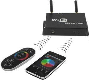 RGB RGBW Wi-Fi светодиодный контроллер, может управляться с помощью мобильного телефона с системой Android/IOS